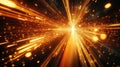 Digital data streaming light rays explosion Royalty Free Stock Photo