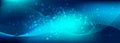 Particles Vector. Blue Streaming Backgrounds.