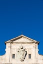 Particular of the St. Raimondo Church 1660 in Siena, Italy Royalty Free Stock Photo