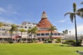 Particular of the famous hotel on Coronado island