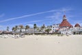 Particular of the famous hotel on Coronado island