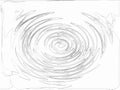 Unique artistic background, art, wallpaper, circular ripple on an ocean of white dye, abstract art