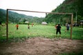 Partie de Foot in the Rainforest