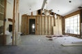 Partition Wall In House Under Renovation