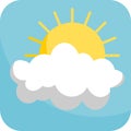 Partly Cloudy Royalty Free Stock Photo