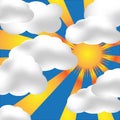 Partly Cloudy Royalty Free Stock Photo