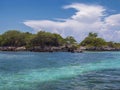 An partly submerged wreck on Isla Mujeres near Cancun