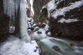 Partnachklamm gorge in Bavaria, Germany Royalty Free Stock Photo