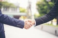 Partner Business Trust Teamwork Partnership. Industry contractor fist bump dealing mission business. Mission team meeting group of Royalty Free Stock Photo