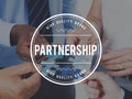 Partners Partnership Alliance Teamwork Unity Concept Royalty Free Stock Photo