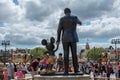 Partners statue Walt Disney and Mickey at Magic Kigndom . 2.