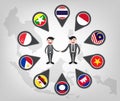 Partnership between asean country (aec)