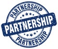 partnership blue stamp