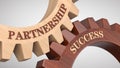 Partnership success concept