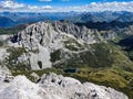 Partnunsee. Beautiful mountain lake above Partnun and St.Antonien near Davos. wanderlust. idyllic lake. Quality photo Royalty Free Stock Photo