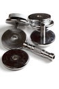 Parts of dumbbell Royalty Free Stock Photo
