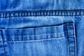 Parts of jeans trousers Royalty Free Stock Photo