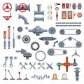 Parts of machinery