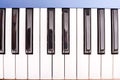 Parts of synth keyboards