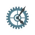 Parts watch repair icon flat isolated vector Royalty Free Stock Photo