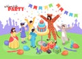 Party With Animator Illustration