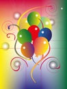 Party Background With Balloons