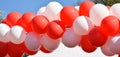 Party balloon decoration Royalty Free Stock Photo