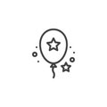 Party Balloon outline icon