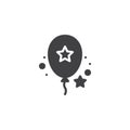 Party Balloon vector icon Royalty Free Stock Photo