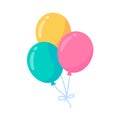 Party balloons. colorful balloons For decorating birthday parties