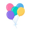 Party balloons. colorful balloons For decorating birthday parties