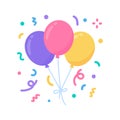 Party balloons. colorful balloons For decorating birthday parties