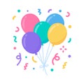 Party balloons. colorful balloons For decorating birthday parties