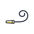 party blower icon. Vector illustration decorative design Royalty Free Stock Photo