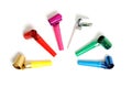 Party blowers Royalty Free Stock Photo