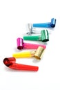 Party blowers Royalty Free Stock Photo