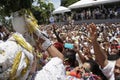 Party at the bonfim church in Ssalvador Royalty Free Stock Photo