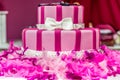 Party cake Fashion cake Decorative cake Cake Female cake Pink cake