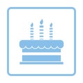 Party cake icon Royalty Free Stock Photo