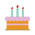 Party cake icon Royalty Free Stock Photo