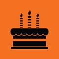Party cake icon Royalty Free Stock Photo