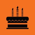 Party cake icon Royalty Free Stock Photo