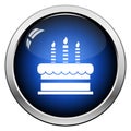 Party Cake Icon Royalty Free Stock Photo