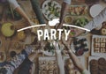Party Celebration Meal Food Guest Concept Royalty Free Stock Photo