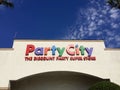 Party City store against blue sky Royalty Free Stock Photo