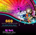 PArty Club Flyer for Music event Royalty Free Stock Photo