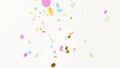 Party confetti burst colorful background Royalty Free Stock Photo