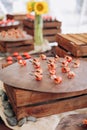 party corporate food buffet appetizers fish canapes