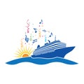 Party Cruise logo Royalty Free Stock Photo