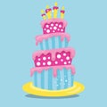 party dinos cake 07